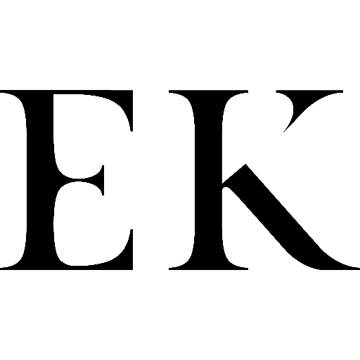  logo EK noir